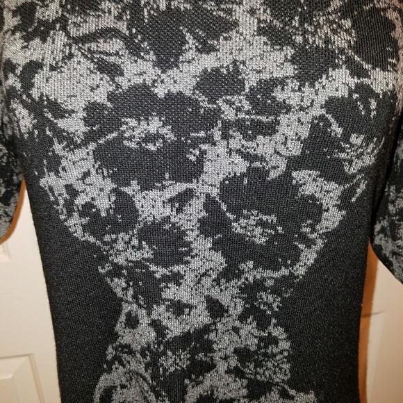 Allison Brittany XL blk/gry light knit dress - Picture 3 of 6